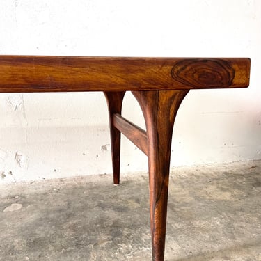 Johannes Andersen Rosewood Danish Modern Coffee Table 