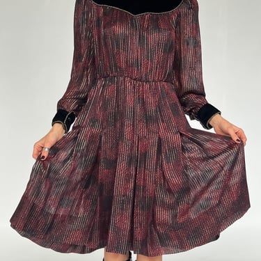 Givenchy Silk Pleat Skirt Dress (M/L)