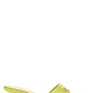 Prada Women Coated Nappa Mules