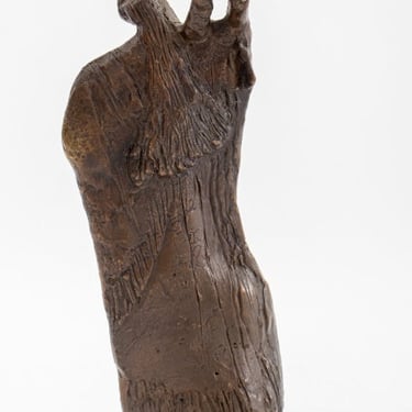 Judaica "Blowing the Shofar" Bronze Sculpture