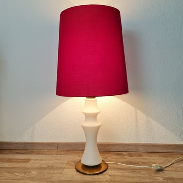 60s vintage glass doria  chandelier mid century lamp pendant light 