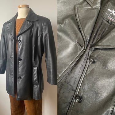 90s Maxima Leather Jacket 