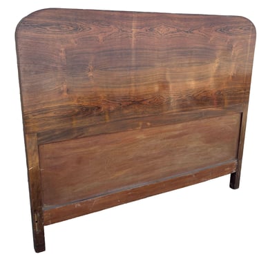 Steamline Art Deco Full-Size Tiger Oak Headboard 