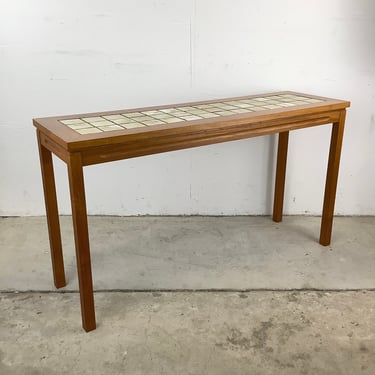 Scandinavian Modern Teak Console Table 