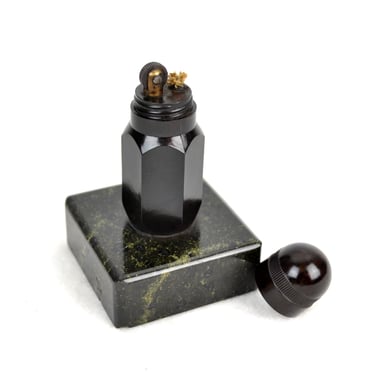 Bakelite table lighter lighter with serpentine socket 30s 40s Art Deco 