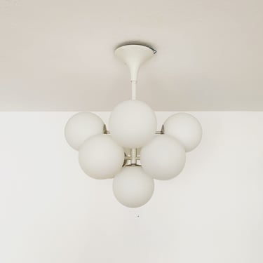 Mid-Century Modern Sputnik Chandelier by Max Bill for Temde | 1960s 