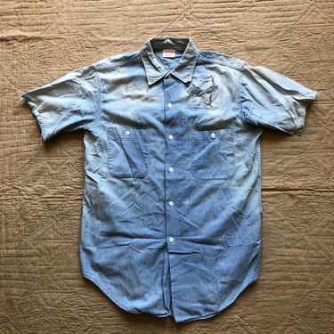 50s Penney’s Big Mac Chambray Medium Large 