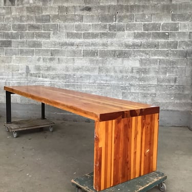 ~11ft Long “Waterfall” Fir Table (Seattle)