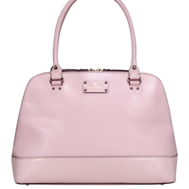 Kate Spade - Light Pink Leather Bowler Bag