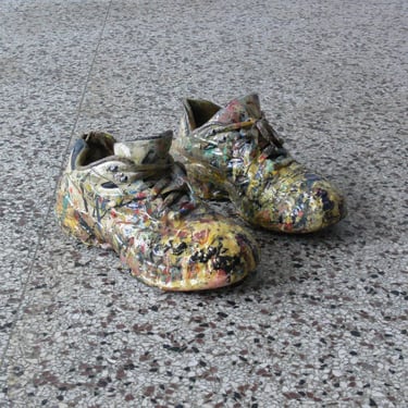 Original Apex Sneakers Sculpture by Bernie Effertz (Kansas City) 