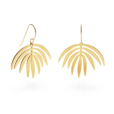Palm Frond Earrings