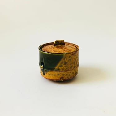 Small Lidded Pottery Container 