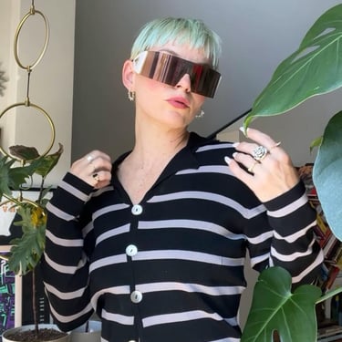 VTG 90s Striped Cardigan 