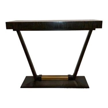 Theodore Alexander Modern Espresso Finished Wood Thierry Console Table