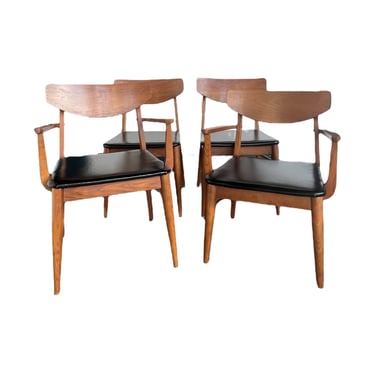 Free Shipping Within Continental US - Vintage Drexel Declaration Mid Century Modern Modern Dining Chairs Set of 4 