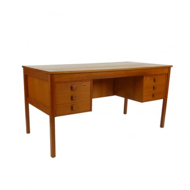 1970s Teak Desk by Domino Mobler