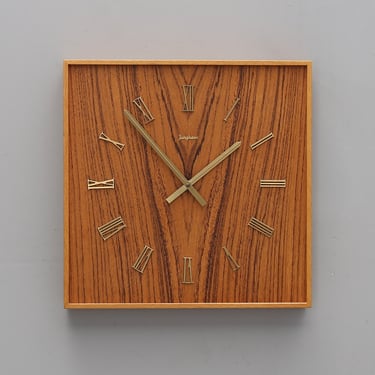 Mid-Century Wall Clock by Junghans 