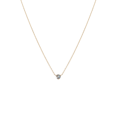 Mini Rainbow Moonstone Necklace — A.M. Thorne Trunk Show