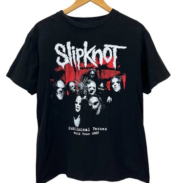 SlipKnot Subliminal Verses Heavy Metal Concert T-Shirt M/L