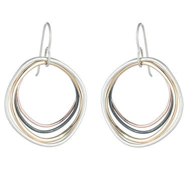 Colleen Mauer Designs | Multi Square Hoop Earrings