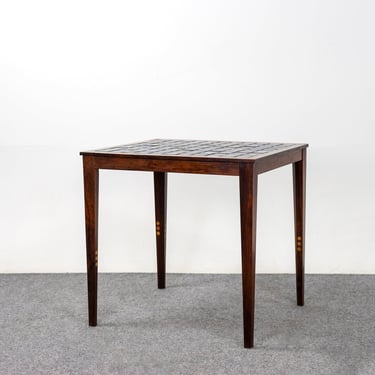 Danish Mid Century Tiled Rosewood Side Table - (322-077.1) 