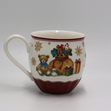 vintage villeroy and boch christmas mug 