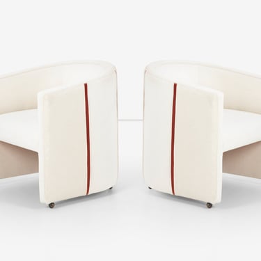 Milo Baughman Style Lounge Chairs
