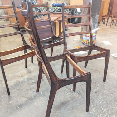 (RESERVED) 4 Tall Back Rosewood Chairs