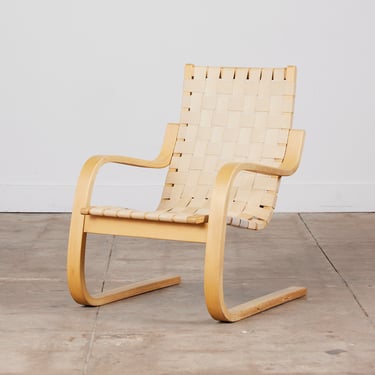 Alvar Aalto Cantilevered Lounge Chair for Artek 