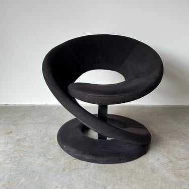 Jaymar Spiral Sculptural Ribbon Lounge Chair 