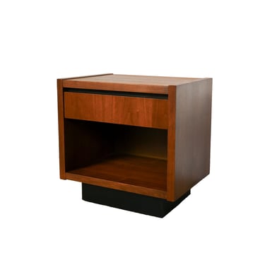 Lane Walnut Nightstand Mid Century Modern 