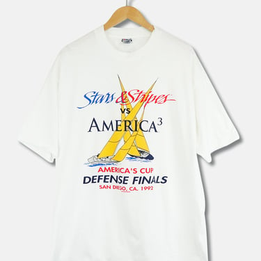 Vintage 1992 America\s Cup Defense Finals T Shirt Sz XL