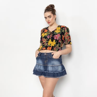 ミニスカート VERSACE Light-blue boucle mini skirt (10134711A10096 1VD50) Versace Women Light-Blue Boucle Mini Skirt | Luosophy | San