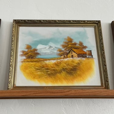 Yellow Pastoral Scene Painting