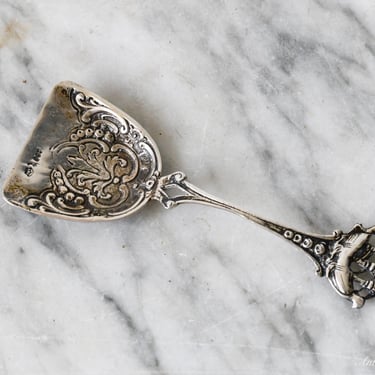 German Coin Silver Sugar Spoon 