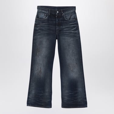 Acne Studios Dark Blue Washed Denim Jeans Women