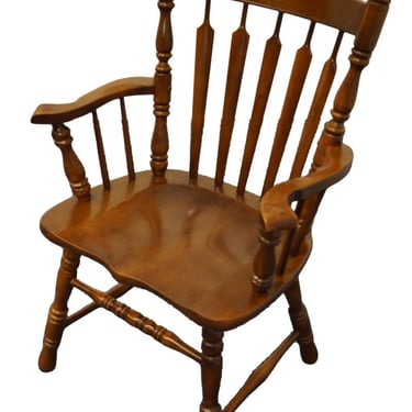 Tell City Solid Maple Arrow Back Dining Arm Chair - #49 Rumford Finish 