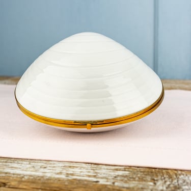 Vintage Limoges Clam Shell Trinket Box