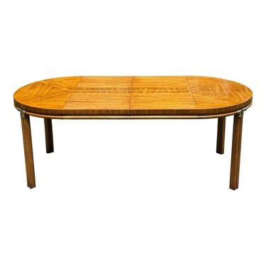 Vintage Drexel “Accolade” Campaign Round Dining Table 