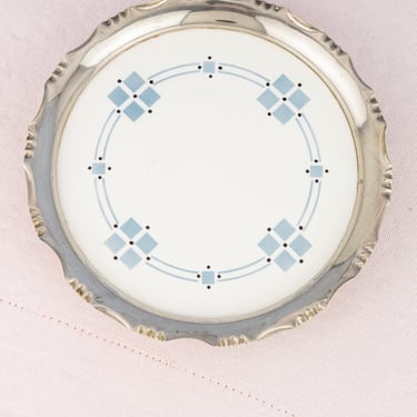 Antique Blue & White Ceramic Tray