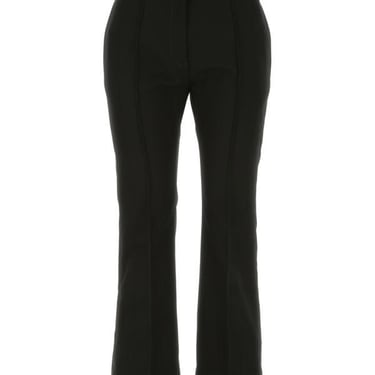 Jil Sander Woman Black Cotton Capri Pant