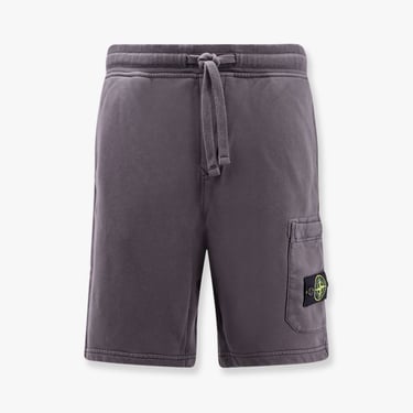 Stone Island Men Stone Island Grey Bermuda Shorts