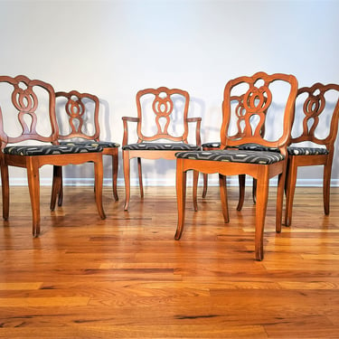 Mid Century Set of Six Dining Chairs by Bernhardt 