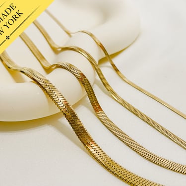 N021 herringbone necklace, herringbone chain necklace, snake chain necklace, gold chain necklace, necklace chain set, 2mm/3mm/4mm/5mm wide 