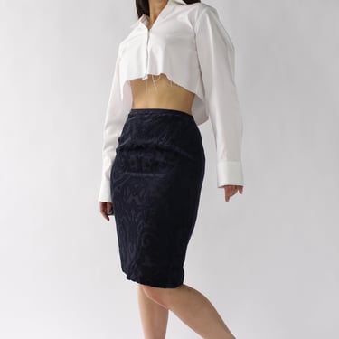 90s Damask Ungaro Skirt - W26