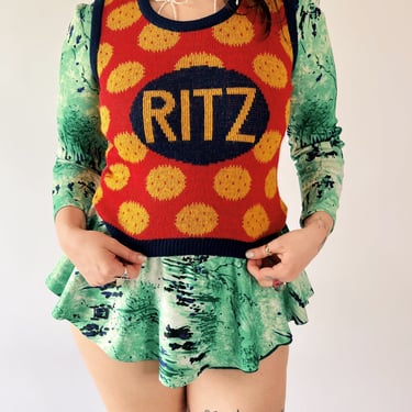 70's Ritz Crackers Sweater Vest