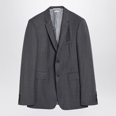 Thom Browne Grey Single-Breasted Jacket In Wool Men