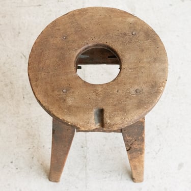 Rustic Wood Stool