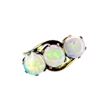 Opal Bypass Ring