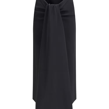 Jacquemus Women Sablier Draped Midi Skirt